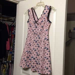 Pink retro dress